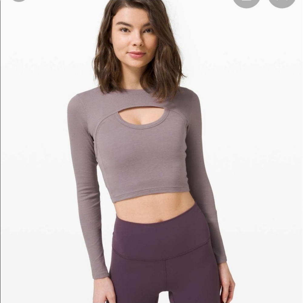 Lululemon Better Best Long Sleeve Lunar Rock